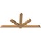 Ekena Millwork Kennewick Timber Gable Bracket, Western Red Cedar, 96"W x 44"H x 3 1/2"D x 5 1/2"F, 11/12 Pitch GBW096X44X0406KEN00SWR - alternate 5